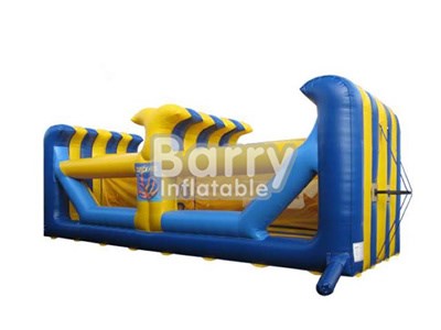 China Cheap Rapid Fire Inflatable Bungee Run Race, Inflatable Double Bungee Run Interactive Sport Games BY-IG-024